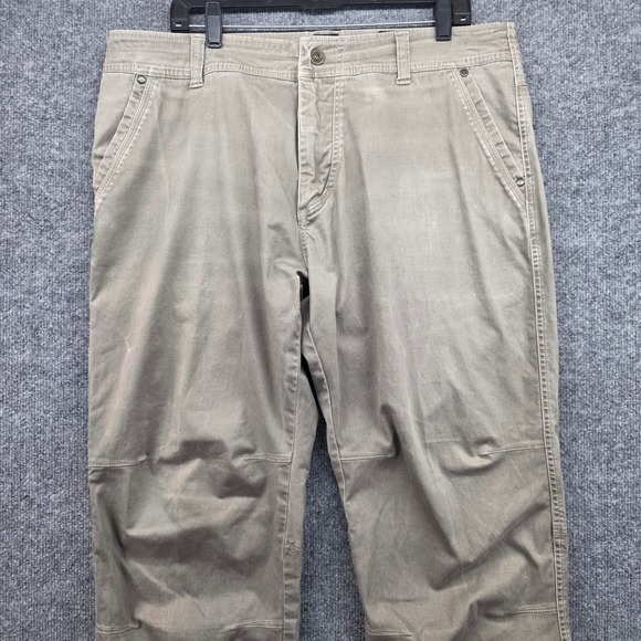 Other - KUHL‎ Mens Khaki SLACKR Cargo Pants Outdoor Work Utility Pants Size 38X30